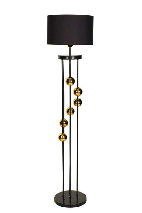 Nila Luxury Gold 6 Ball Decorated Modern Floor Lamp - Swordslife