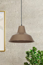 No33 Modern Design Brown Color Metal Pendant Lamp Cafe - Kitchen Single Chandelier - Swordslife