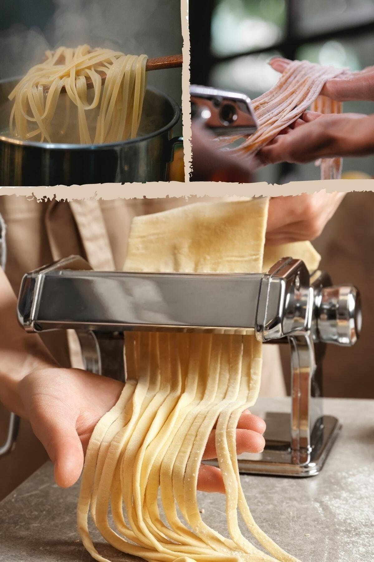 Noodle Pasta Making Cutting Machine Dough Lasagna Spaghetti Raviolli Making Machine - Swordslife