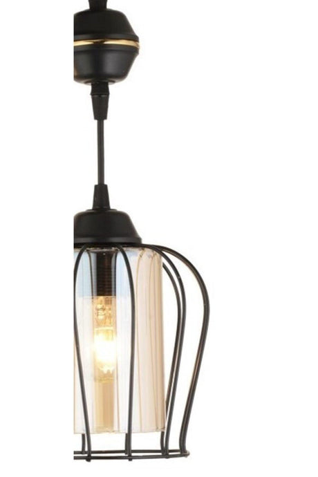 Nora Single Pendant Lamp Black Modern Luxury Chandelier - Swordslife