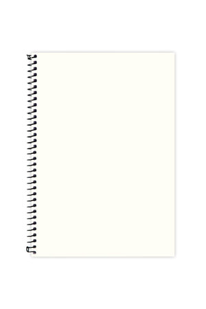 Polka Dot Notebook Plain Blue 17x24 cm