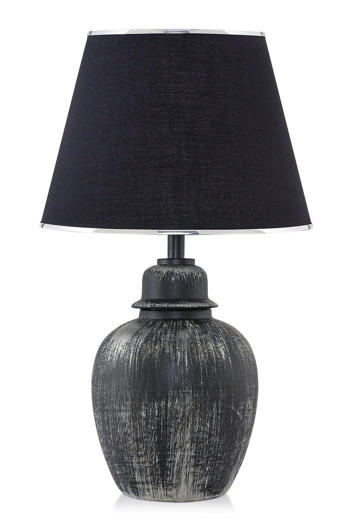 Nuit Ceramic Lampshade Black Silver Srmk-53 - Swordslife