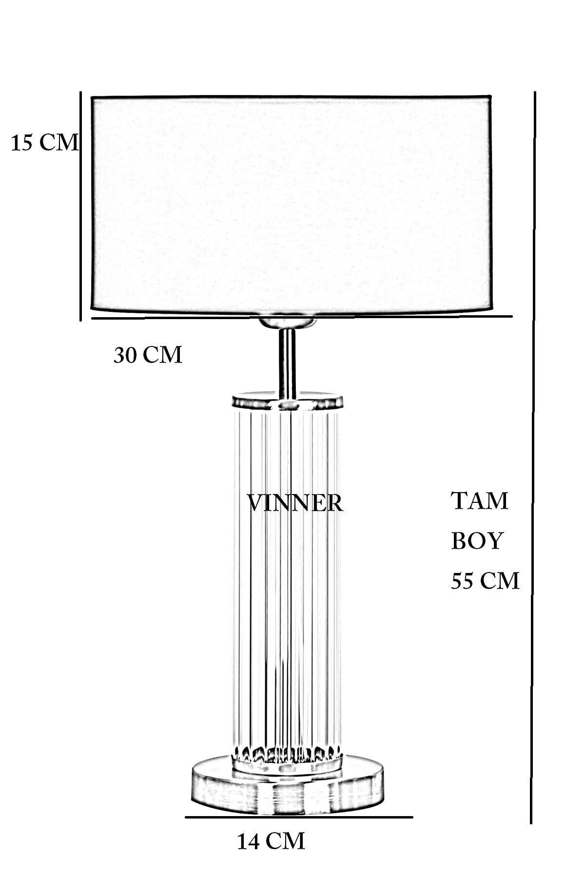 Nuuk Antique Leg Modern Special Design Glass Lampshade - Cream with Gold Stripe - Swordslife