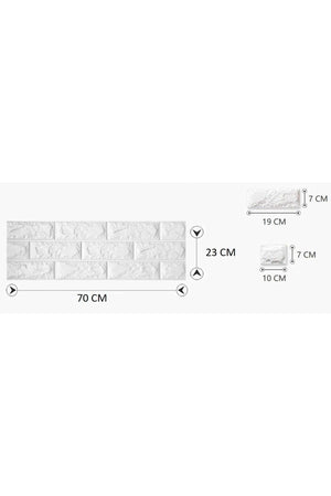 Room Kitchen Bathroom Self Adhesive Wall Covering Paper Panel - Swordslife