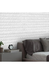 Room Kitchen Bathroom Self Adhesive Wall Covering Paper Panel - Swordslife