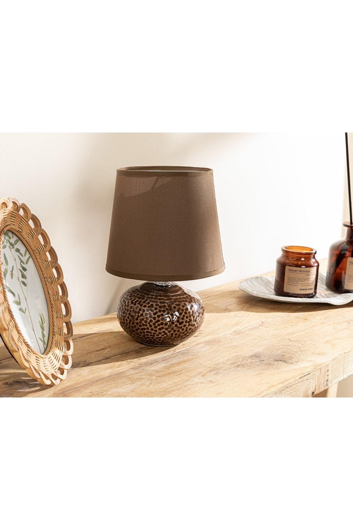 Odes Lampshade 14x14x22,5 Cm Light Brown - Swordslife