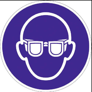 Bid mark - use eye protection Ø200 / plastic - Swordslife