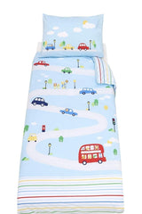 On The Road Kids Baby Duvet Cover Set 100x150 - Swordslife