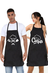 Apron Kitchen Apron Men Women Waterproof Apron Black Color - Swordslife