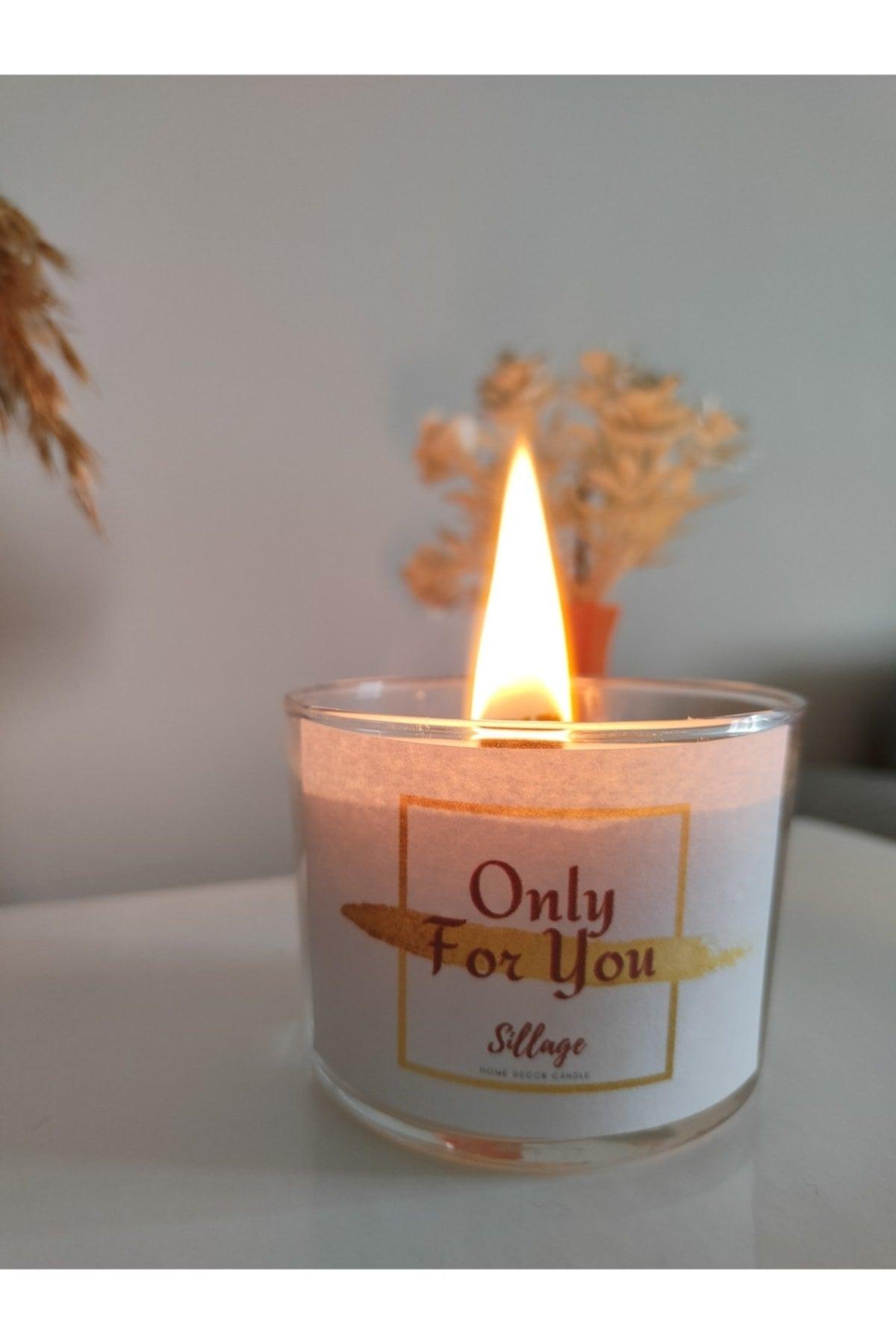 Promise Into Vanilla Scented Only For You Secret 100% Soy Wax Decorative Gift Candle - Swordslife