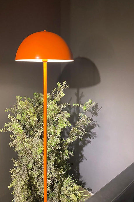 Orange Floor Lamp Modern Decorative Metal Living Room Study Room Floor Lamp 170 Cm Cable - Swordslife