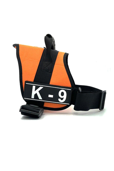 Orange Soft Textured K9 Dog Harness