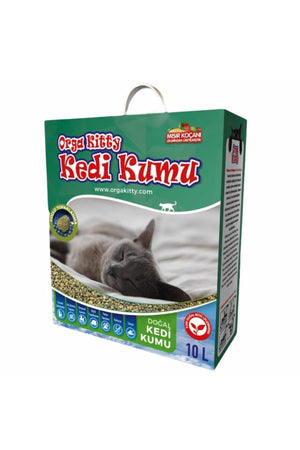 Orga Kitty Clumping Granular Cat Litter 10lt