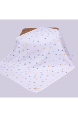 Organic Cotton 4-Ply Patterned Muslin Baby Blanket - Colorful Polka Dot Themed - Swordslife