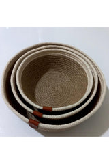 Organizer Triple Wicker Baskets - Swordslife