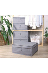 Organizer Organizer 5 Pcs Base Storage Storage Storage Organizer Storage Toy Box Under Bed Storage Bag Gray - Swordslife