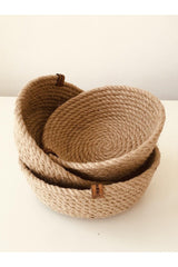 Organizer Wicker Basket Set of 3 - Swordslife