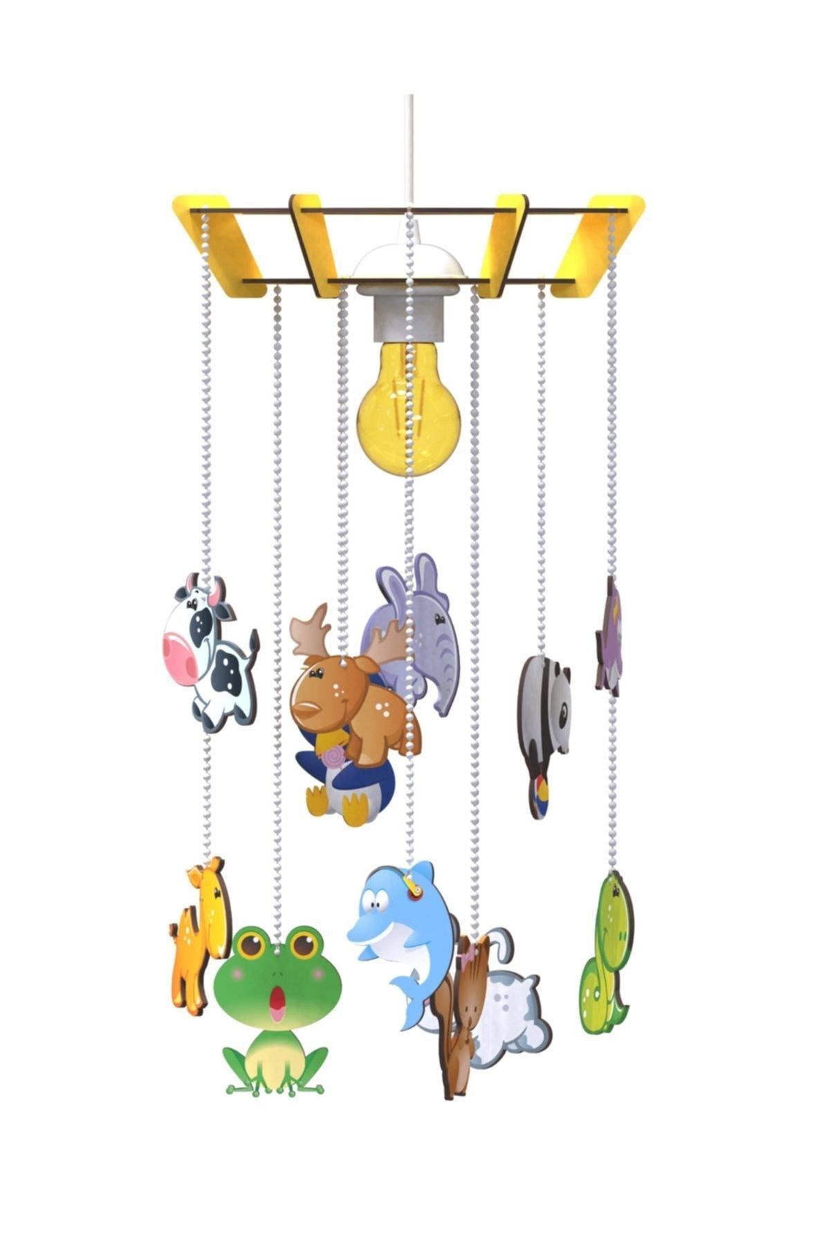 Oriza Kids Room Chandelier (yellow) - Swordslife