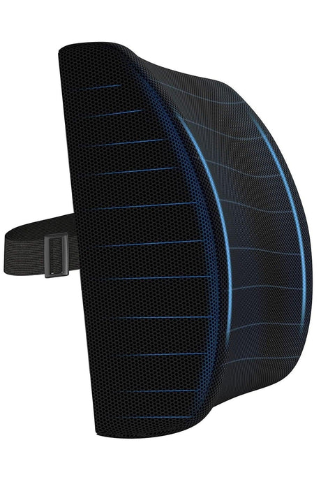 Orthopedic Seat Cushion Vehicle Chair Lumbar Back Support Cushion Lumbar Cushion Visco - Swordslife