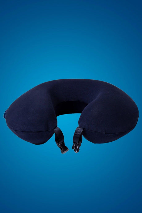 Orthopedic Visco Travel Pillow Neck Pillow Visco Pillow Neck Collar Navy Blue - Swordslife