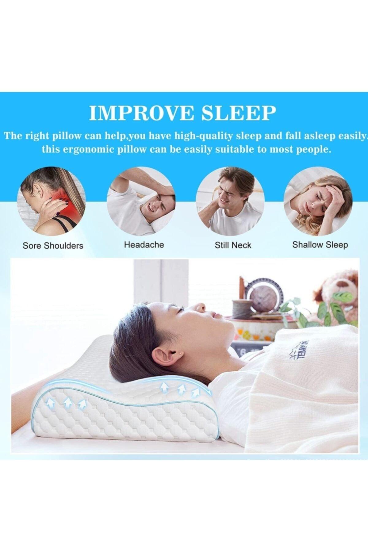 Orthopedic Visco Pillow Luxury Orthopedic Pillow For Neck Hernia - Swordslife