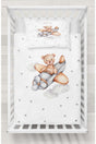 Osso Airplane Teddy Bear Animal Patterned Crib