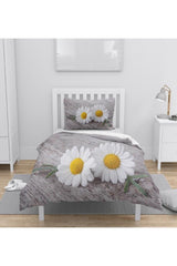 Osso Yellow Daisies 3d Patterned Single Duvet Cover Set - Swordslife