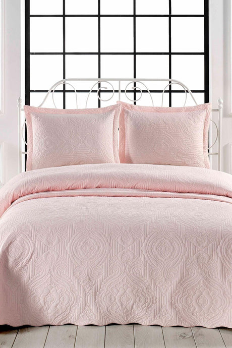 Authentic Powder Double Microfiber Quilted Bedspread - Swordslife