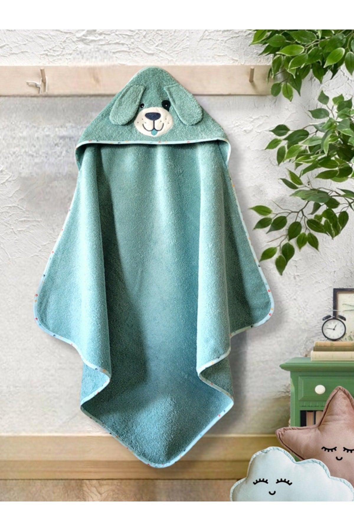 Outlet Product Baby Bath Towel Swaddle 80x80cm Puppy/water Green - Swordslife