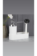 Acrylic Lisbone Liquid Soap Dispenser With Oval Bowl And