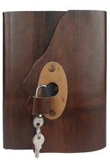 Padlock Leather Diary