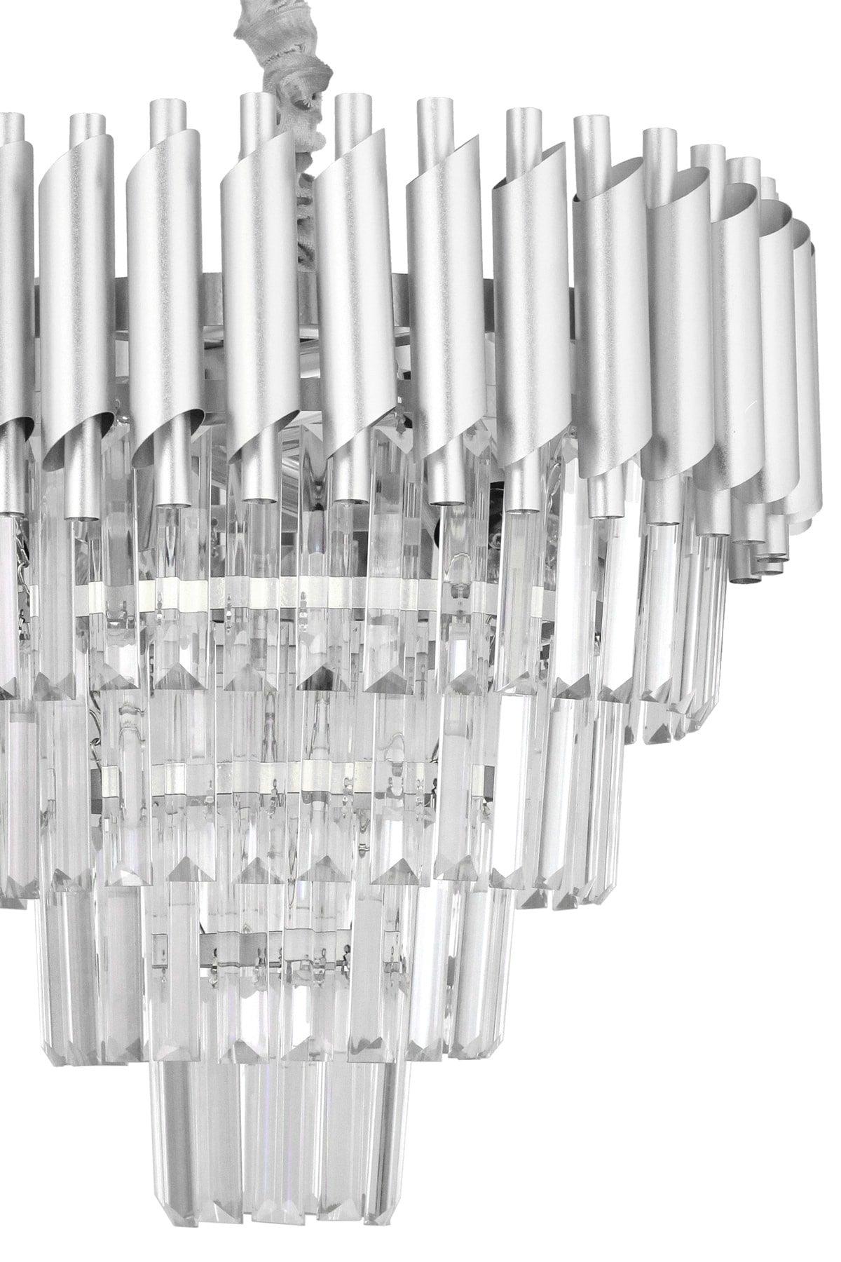 Palmira 45 Luxury Chandelier with Crystal Stone - (silver-gilt) - Swordslife