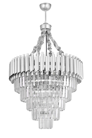 Palmira 55 Luxury Chandelier with Crystal Stone - (silver-gilt) - Swordslife