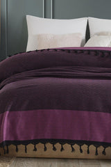 Cotton Double Pique And Bedspread - Melsa Fuchsia - Swordslife