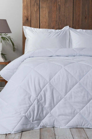 Cotton Flannel Double White Duvet Washable 195x215 Cm 10898 - Swordslife