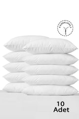 Cotton 50x70 White Inner Lining, Zippered Pillowcase, 10 Pillow Mattress - Swordslife