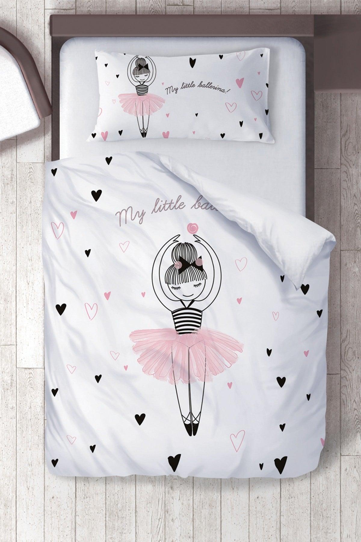 Cotton Micro Satin Ballerina Girls Kids Room Kids Bed Linen Set - Swordslife