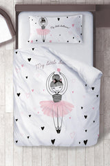 Cotton Micro Satin Ballerina Girls Kids Room Kids Bed Linen Set - Swordslife