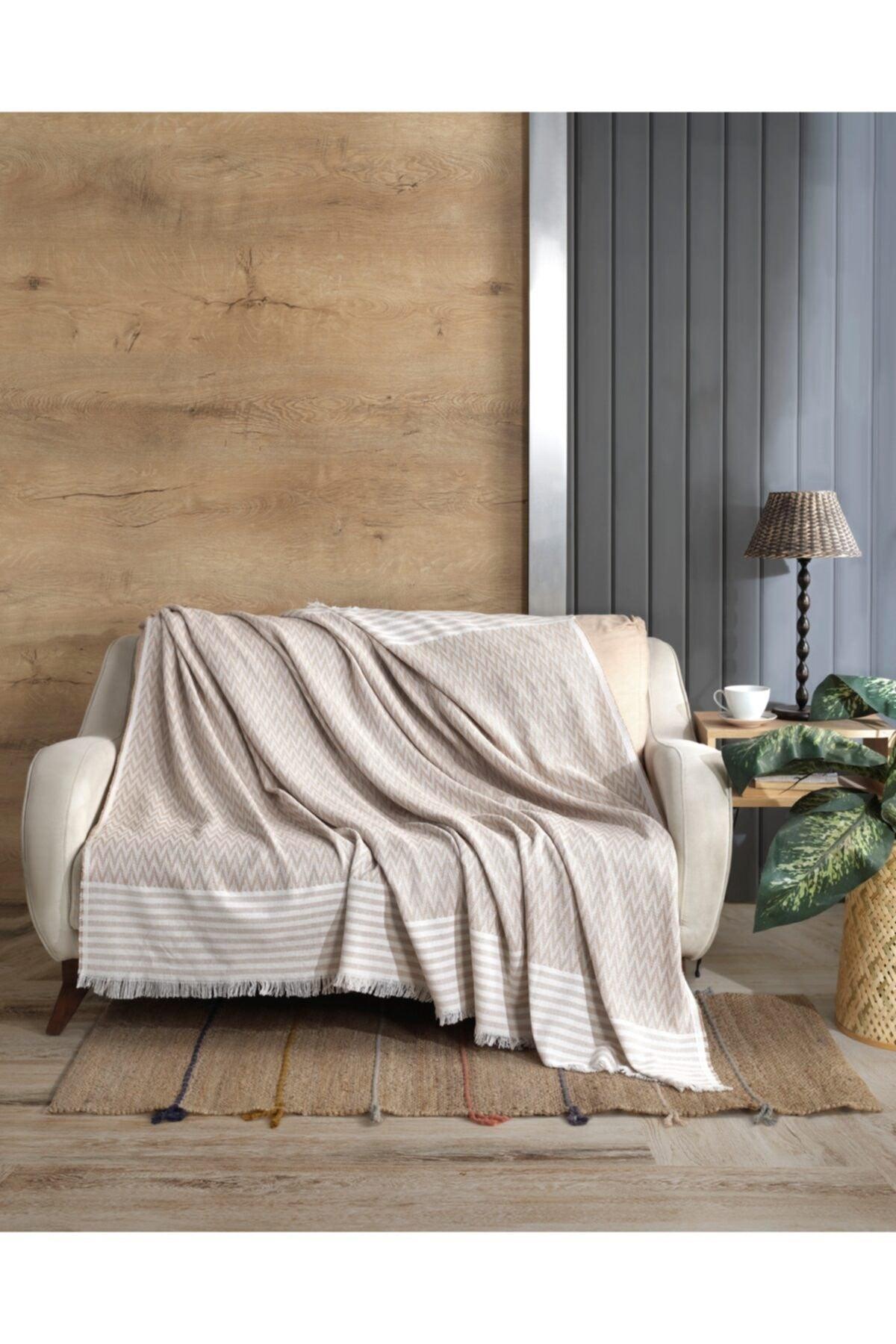 Cotton Soft Sofa Sofa Bed Cover Special Non-Slip Design 170x210 Cm Multi-Purpose Cover - Beige - Swordslife