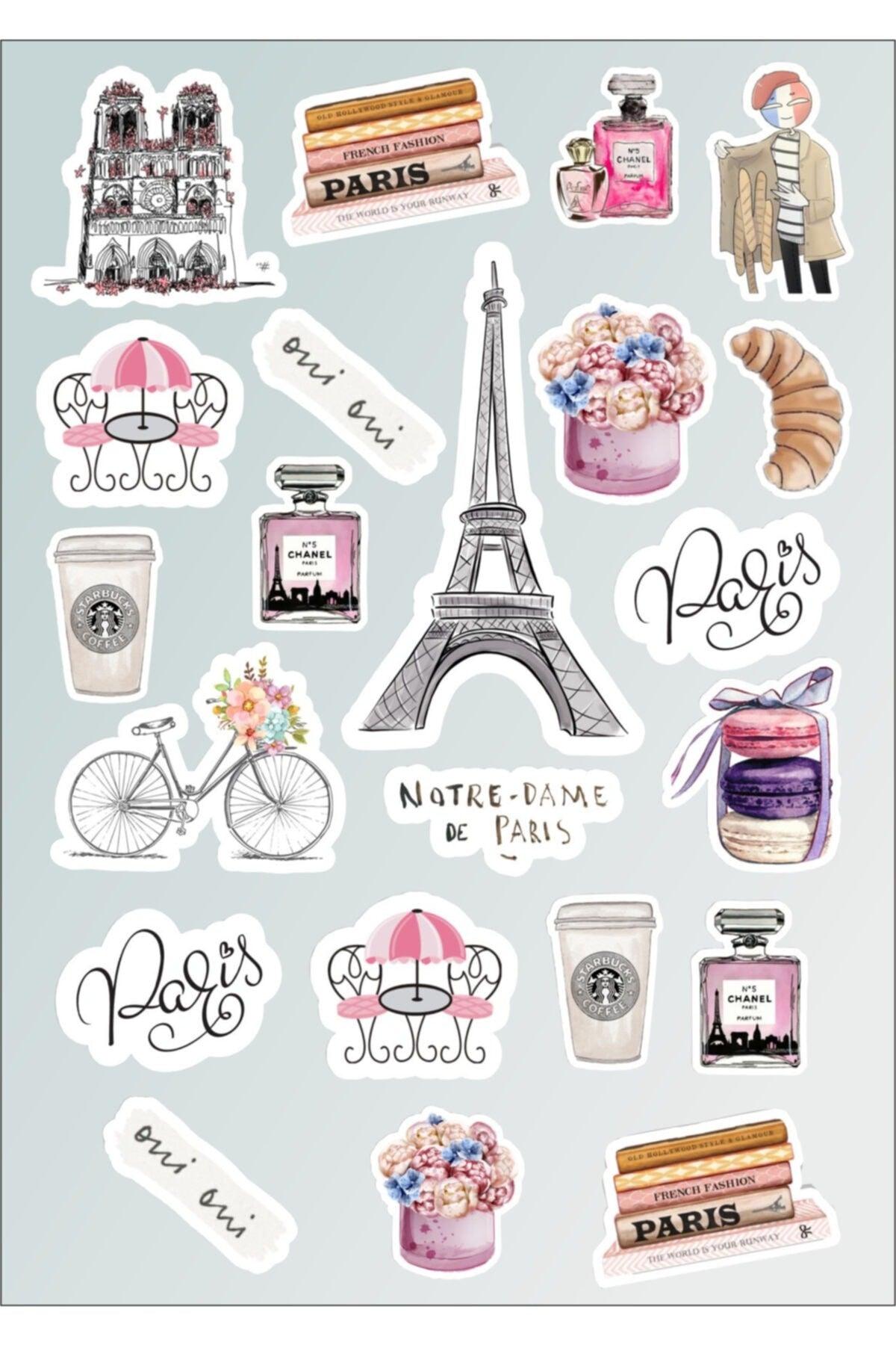 Paris Sticker Set - Planner - Agenda -