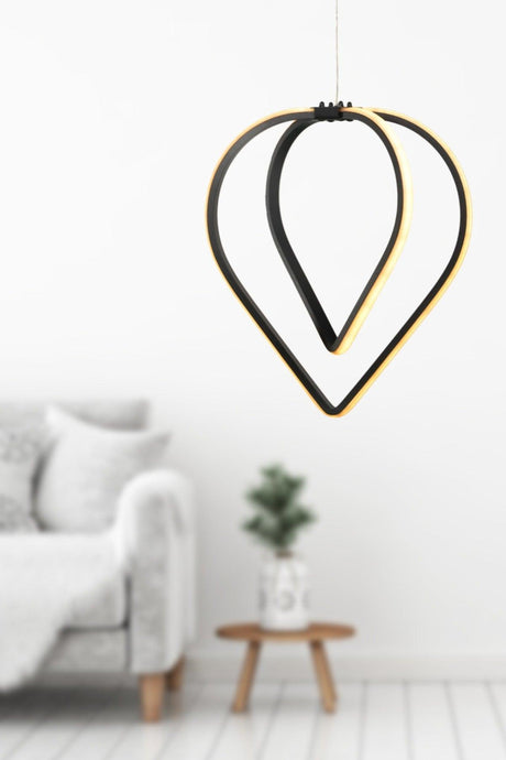 Pars 3 Color Led Chandelier Black - Swordslife
