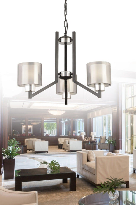 Pars 3 Piece Modern Mica Headed Pendant Lamp Chandelier - Swordslife