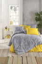 Parure Branched Gray Double Duvet Cover Set - Swordslife