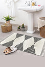 Patterned Washable Single Bath Mat Carpet Vintage Woven Rug 50x80cm Byns-04 - Swordslife