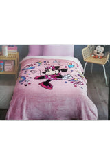 Plush Minnie Mouse Printed Single Blanket - Swordslife