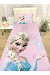 Pink Elsa Patterned Bedspread and Pillow - Swordslife