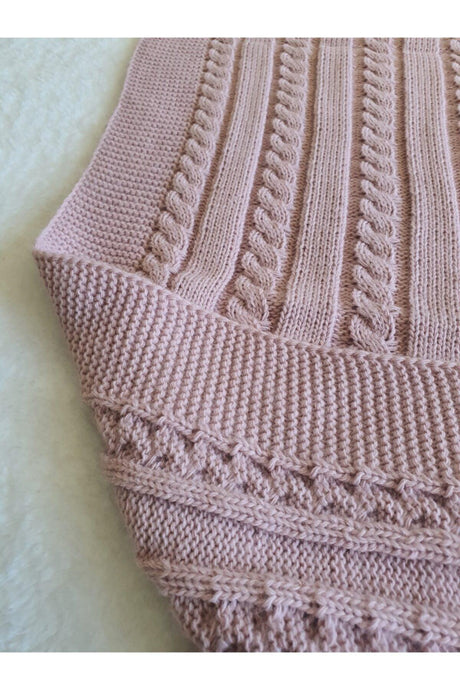 Pink Knitwear Baby Blanket - Swordslife