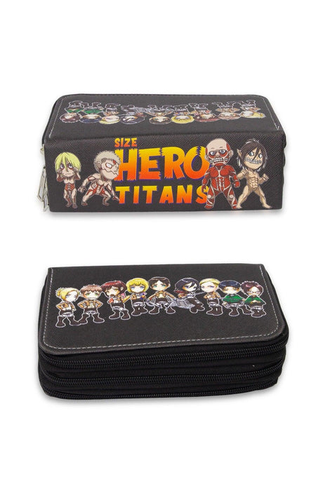 Pencil Case Anime Hero Titans Drawing Three