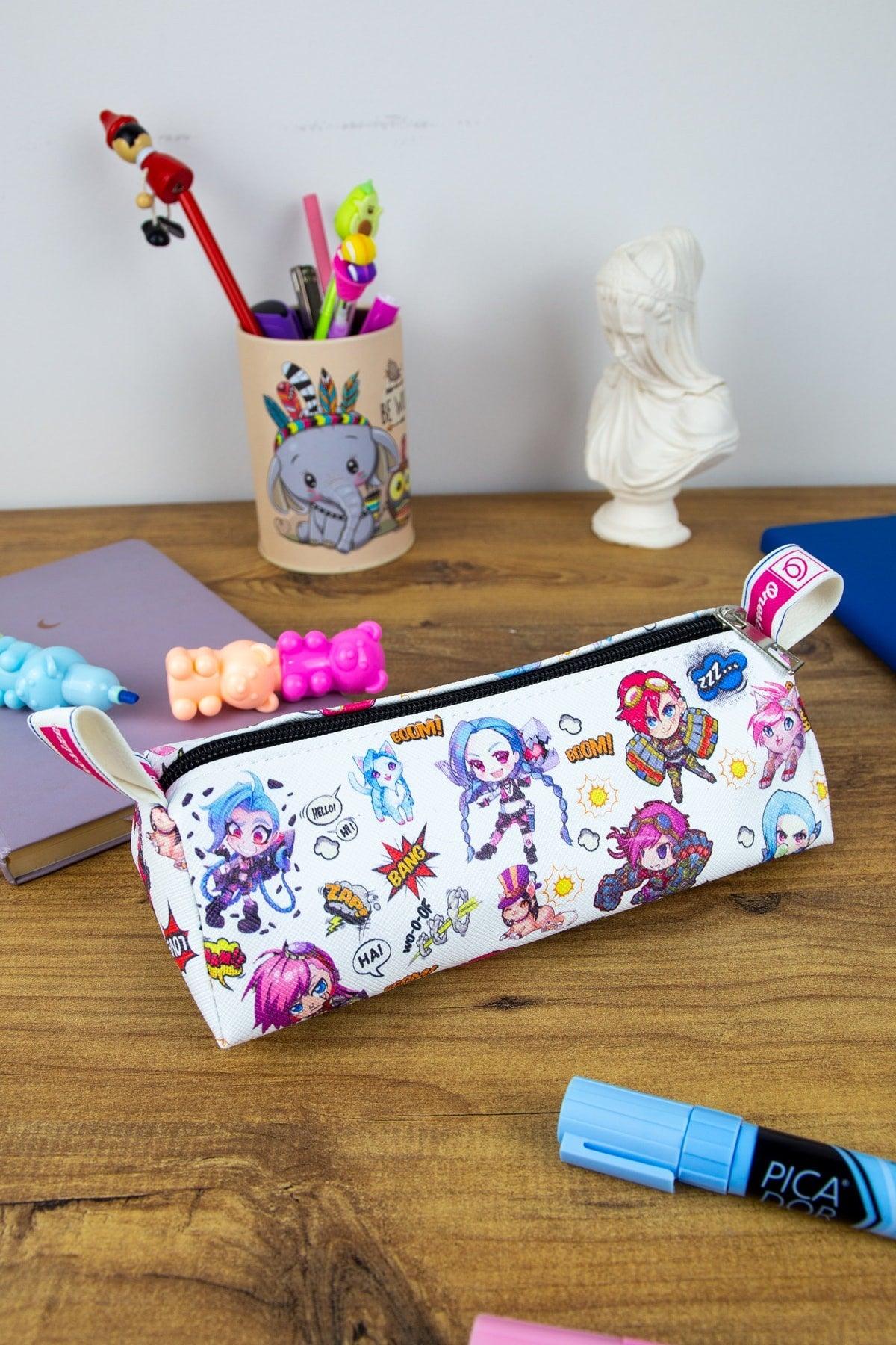 Pencil Case Anime-manga V Themed Triangle