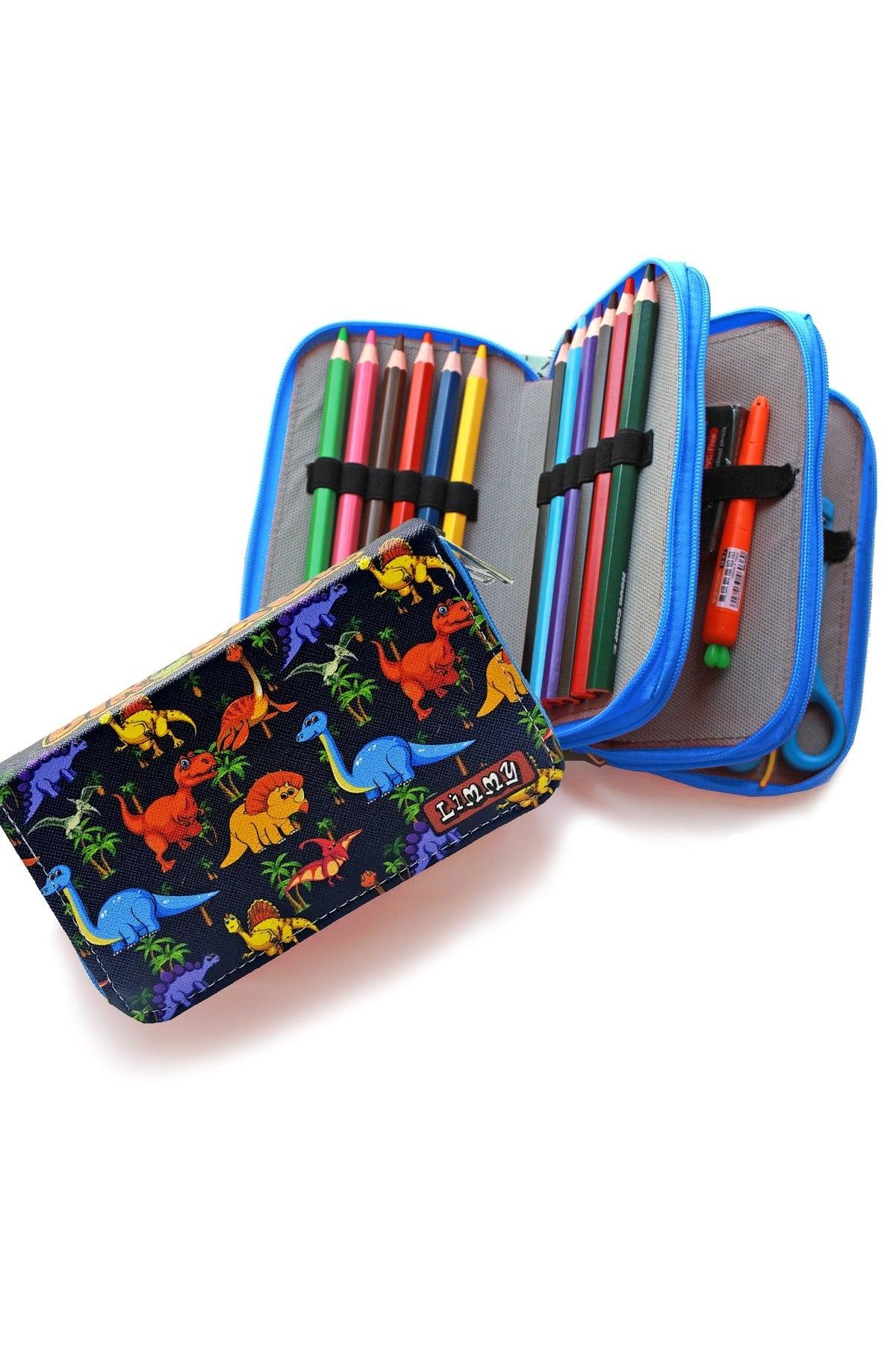 Pencil Case Dinosaur Kawai Dinosaur Pattern